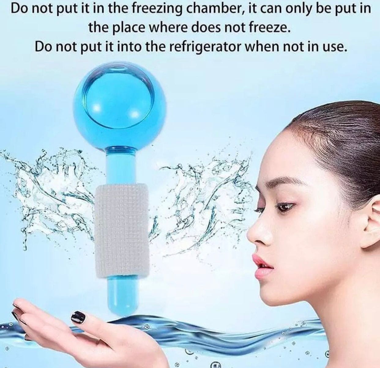 2 Pcs Crystal Ice Hockey, Energy Face Eye Massaging Globes, Face Lifting Anti Wrinkles Ice Roller, Anti Aging Health And Skincare Tool 2 Pcs Crystal Ice Hockey, Energy Face Eye Massaging Globes, Face Lifting Anti Wrinkles Ice Roller, Anti Aging Health And Skincare Tool